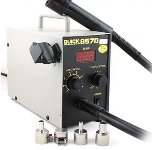 QUICK 857D Solder station 857D digital hot air gun rework statio